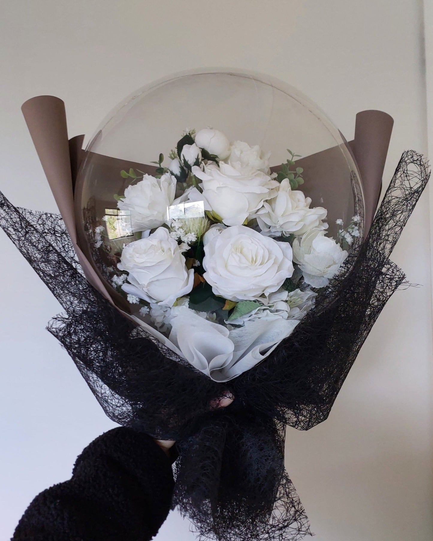 Large with a Special Request (Wrapping in Black)