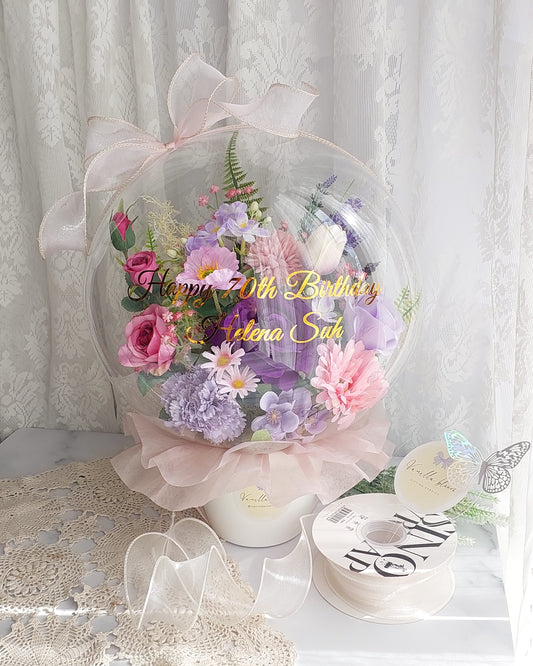 Large FB Pot/ Pink+Purple