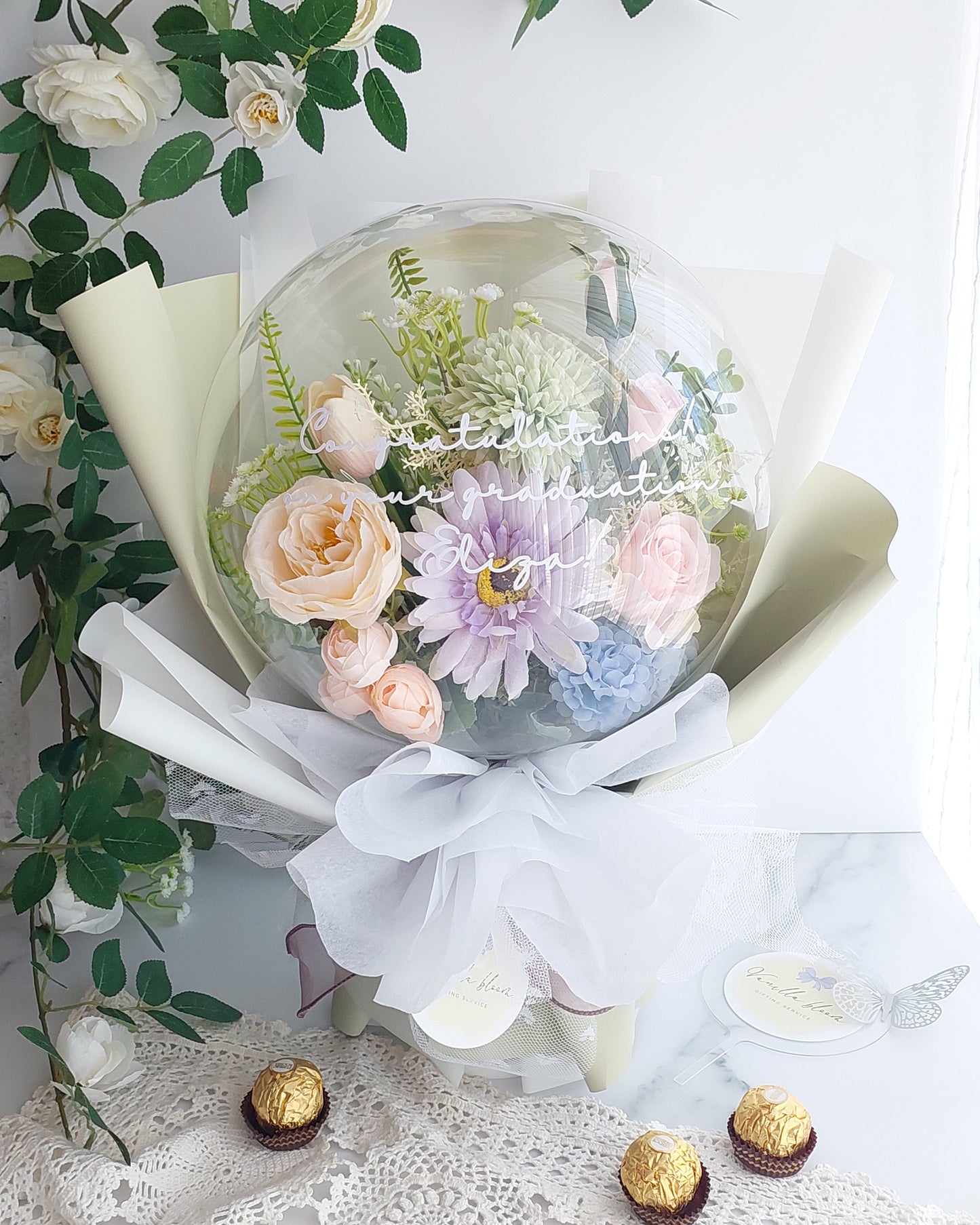 Small Flower Balloon Bouquet 