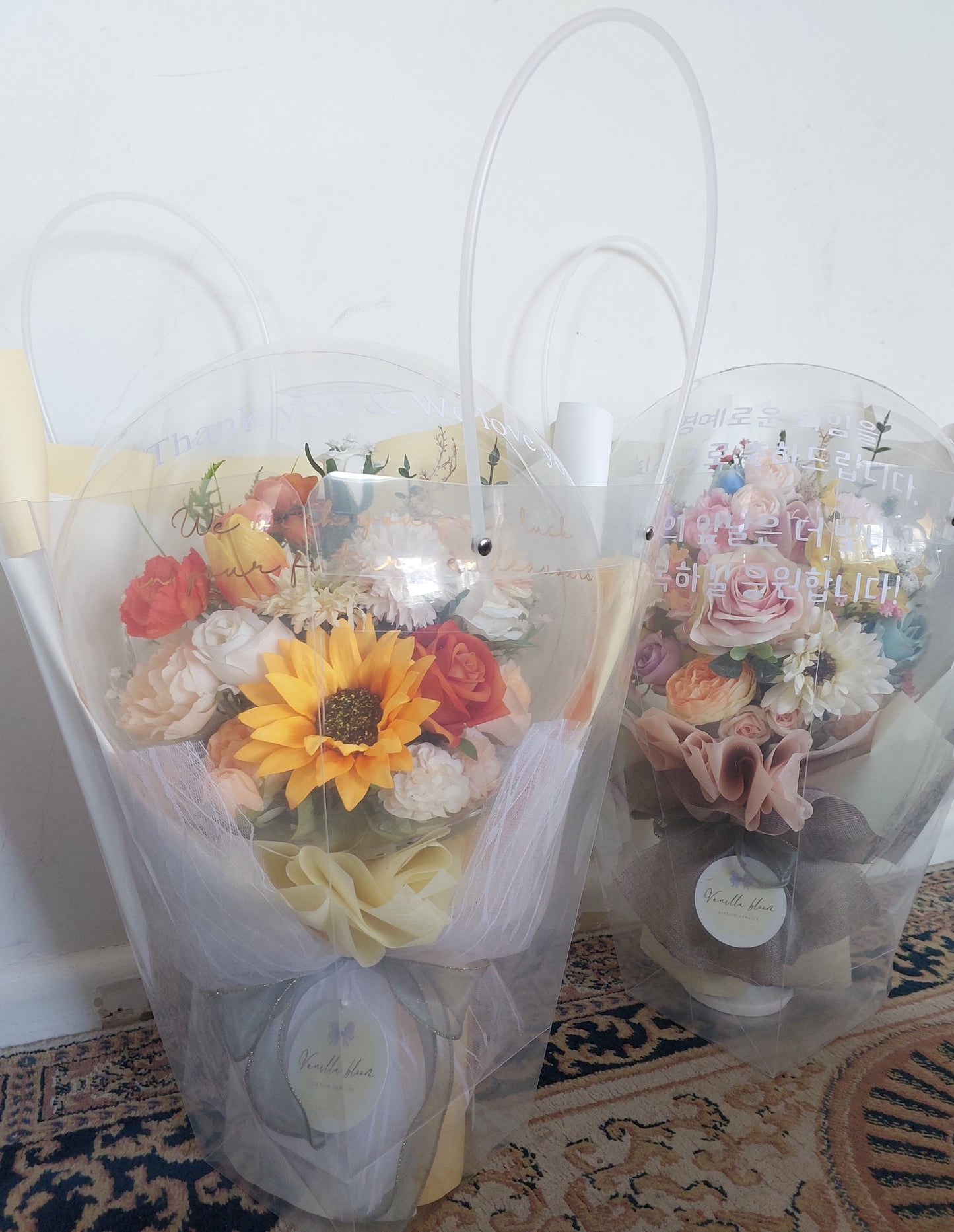 Transparent Carry Bag for Flower Balloons